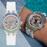  Shop Authentic Guess Glitz Pride Limited Edition White Dial White Rubber Strap Watch for Women - GW0407L4 - Luxxuri