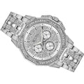  Shop Authentic Bulova Crystal Collection Pave Silver Dial with Crystals Silver Steel Strap Watch for Men - 96C134 - Luxxuri