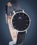  Shop Authentic Daniel Wellington Classic Petite Reading Black Dial Black Leather Strap Watch For Women - DW00100179 - Luxxuri