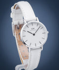  Shop Authentic Daniel Wellington Petite Bondi White Dial White Leather Strap Watch For Women - DW00100250 - Luxxuri