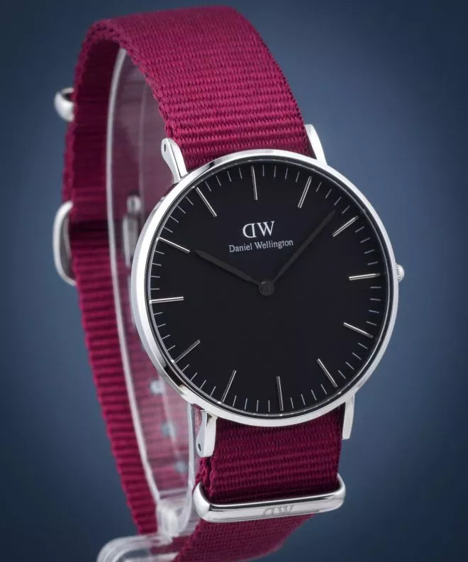  Shop Authentic Daniel Wellington Classic Roselyn Black Dial Red NATO Strap Dial Watch For Women - DW00100270 - Luxxuri