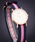  Shop Authentic Daniel Wellington Classy Winchester White Dial Two Tone NATO Strap Watch For Women - DW00100065 - Luxxuri