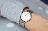  Shop Authentic Emporio Armani Mother of Pearl Dial Silver Steel Strap Watch For Women - AR11112 - Luxxuri