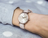  Shop Authentic Emporio Armani Analog Grey Dial Pink Leather Strap Watch For Women - AR11126 - Luxxuri