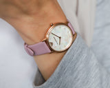  Shop Authentic Emporio Armani Kappa Mother Of Pearl White Dial Pink Leather Strap Watch For Women - AR11130 - Luxxuri
