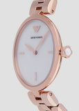  Shop Authentic Emporio Armani Arianna Analog Mother of Pearl Dial Rose Gold Steel Strap Watch For Women - AR11196 - Luxxuri
