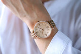  Shop Authentic Fossil Jacqueline Rose Gold Dial Rose Gold Steel Strap Watch for Women - ES3546 - Luxxuri