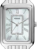  Shop Authentic Fossil Raquel Three Hand Date Mother of Pearl Dial Silver Steel Strap Watch for Women - ES5306 - Luxxuri
