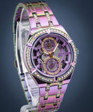  Shop Authentic Guess Allara Quartz Purple Dial Purple Steel Strap Watch For Women - GW0604L4 - Luxxuri