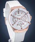  Shop Authentic Guess Athena White Dial White Rubber Strap Watch For Women - GW0030L3 - Luxxuri