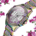  Shop Authentic Guess Lady Frontier Diamonds Silver Dial Multicolor Steel Strap Watch for Women - GW0044L1 - Luxxuri