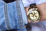 Shop Authentic Guess G-Twist Gold Dial Gold Steel Strap Watch for Women - W1082L2 - Luxxuri