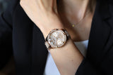  Shop Authentic Guess Frontier Diamonds Rose Gold Dial Rose Gold Steel Strap Watch For Women - W1156L3 - Luxxuri