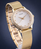  Shop Authentic Guess Chelsea Mother of Pearl White Dial Rose Gold Mesh Strap Watch For Women - W0647L2 - Luxxuri