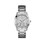  Shop Authentic Guess Confetti Silver Dial Silver Steel Strap Watch for Women - W0778L1 - Luxxuri