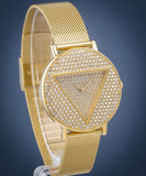  Shop Authentic Guess Iconic Diamonds Gold Dial Gold Mesh Bracelet Watch For Women - GW0477L2 - Luxxuri