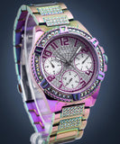  Shop Authentic Guess Lady Frontier Diamonds Silver Dial Multicolor Steel Strap Watch for Women - GW0044L1 - Luxxuri