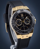  Shop Authentic Guess Black Dial Black Rubber Strap Watch For Women - W1053L7 - Luxxuri