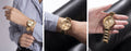  Shop Authentic Guess Montage Quartz Gold Dial Gold Steel Strap Watch For Women - GW0588L1 - Luxxuri