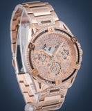  Shop Authentic Guess Queen Multifunction Rose Gold Dial Rose Gold Steel Strap Watch For Women - GW0464L3 - Luxxuri