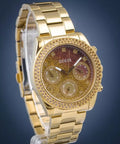  Shop Authentic Guess Sol Chronograph Gold Dial Gold Steel Strap Watch For Women - GW0483L2 - Luxxuri