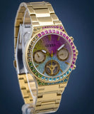  Shop Authentic Guess Sugarrush Quartz Multicolor Dial Gold Steel Strap Watch For Women - GW0258L1 - Luxxuri
