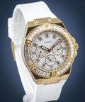  Shop Authentic Guess Venus Diamonds White Dial White Rubber Strap Watch for Women - GW0118L5 - Luxxuri