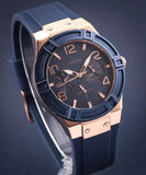  Shop Authentic Guess Jet Setter Analog Quartz Blue Dial Blue Rubber Strap Watch For Women - W0571L1 - Luxxuri