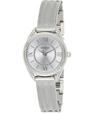  Shop Authentic Guess Whisper Silver Dial Silver Mesh Bracelet Watch for Women - W1084L1 - Luxxuri