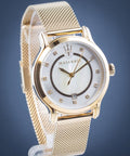  Shop Authentic Maserati Epoca Mother of Pearl Dial Yellow Gold Mesh Strap Watch For Women - R8853118502 - Luxxuri