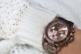  Shop Authentic Michael Kors Bradshaw Chronograph Brown Dial Brown Steel Strap Watch For Women - MK6247 - Luxxuri