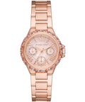  Shop Authentic Michael Kors Mini Camille Multifunction Rose Gold Dial Rose Gold Steel Strap Watch For Women - MK7273 - Luxxuri