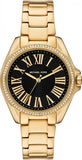  Shop Authentic Michael Kors Kacie Analogue Black Dial Gold Steel Strap Watch for Women - MK4852 - Luxxuri