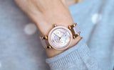  Shop Authentic Michael Kors Parker Pink Dial Two Tone Steel Strap Watch for Women - MK6110 - Luxxuri