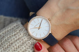  Shop Authentic Michael Kors Pyper Analog White Dial Black Leather Strap Watch For Women - MK2804 - Luxxuri