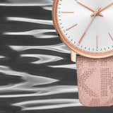  Shop Authentic Michael Kors Pyper Quartz White Dial Pink Leather Strap Watch For Women - MK2859 - Luxxuri