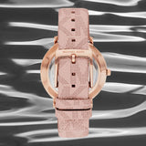  Shop Authentic Michael Kors Pyper Quartz White Dial Pink Leather Strap Watch For Women - MK2859 - Luxxuri