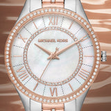  Shop Authentic Michael Kors Lauryn Mother of Pearl Dial Two Tone Steel Strap Watch For Women - MK3979 - Luxxuri