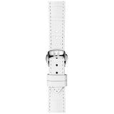  Shop Authentic Tissot T-Classic Powermatic 80 Mother of Pearl Silver Dial White Leather Strap Watch For Women - T108.208.26.117.00 - Luxxuri