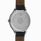  Shop Authentic Tissot Bella Ora Round White Dial Black Leather Strap Watch For Women - T103.210.16.018.00 - Luxxuri
