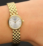  Shop Authentic Tissot T Lady Lovely Silver Dial Gold Steel Strap Watch For Women - T058.009.33.031.00 - Luxxuri