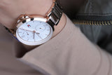  Shop Authentic Tommy Hilfiger Angela Quartz White Dial Rose Gold Steel Strap Watch for Women - 1782124 - Luxxuri
