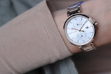  Shop Authentic Tommy Hilfiger Angela Quartz White Dial Rose Gold Steel Strap Watch for Women - 1782124 - Luxxuri