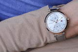  Shop Authentic Tommy Hilfiger Angela Quartz Silver Dial Brown Leather Strap Watch for Women - 1782125 - Luxxuri