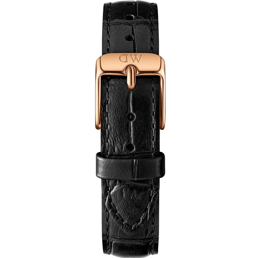  Shop Authentic Daniel Wellington Petite Reading White Dial Black Leather Strap Watch For Women - DW00100173 - Luxxuri