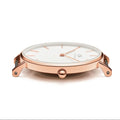  Shop Authentic Daniel Wellington Petite Reading White Dial Black Leather Strap Watch For Women - DW00100173 - Luxxuri