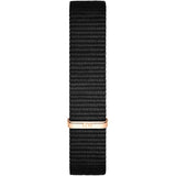  Shop Authentic Daniel Wellington Petite Cornwall Black Dial Black Nylon Strap Watch for Women - DW00100247 - Luxxuri