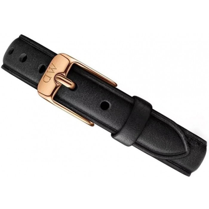  Shop Authentic Daniel Wellington Quadro Sheffield Black Dial Black Leather Strap Watch For Women - DW00100435 - Luxxuri