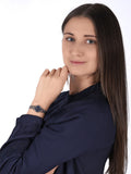  Shop Authentic Emporio Armani Gianni T Bar Quartz Blue Dial Two Tone Steel Strap Watch For Women - AR11222 - Luxxuri