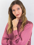  Shop Authentic Fossil Jesse Crystal Rose Gold Dial Rose Gold Steel Strap Watch for Women - ES3020 - Luxxuri